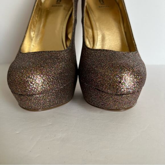 Bakers Glitter Heels Size 7M Multicolor Pumps - Picture 5 of 11